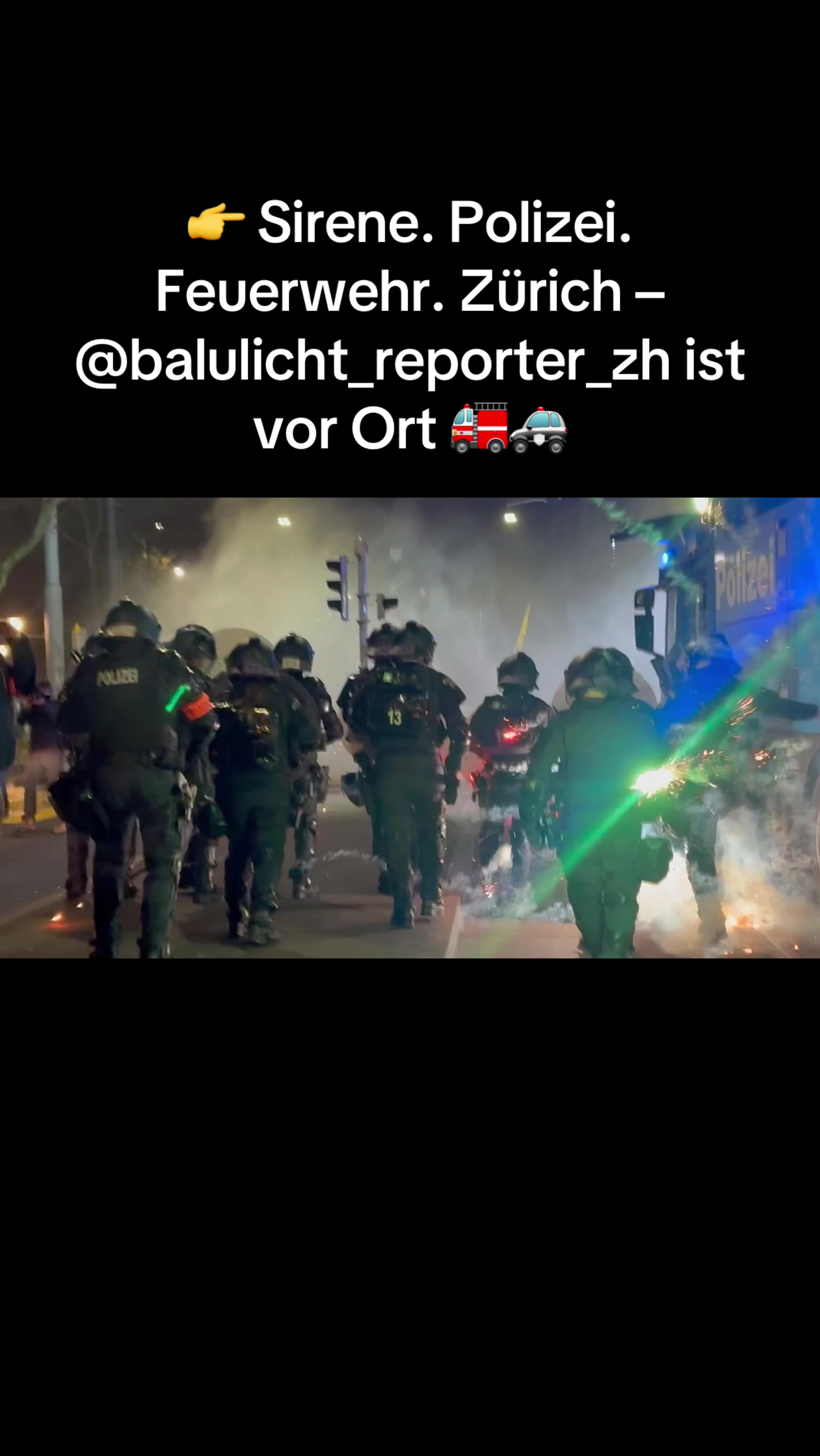 @Blaulicht Z&uuml;rich