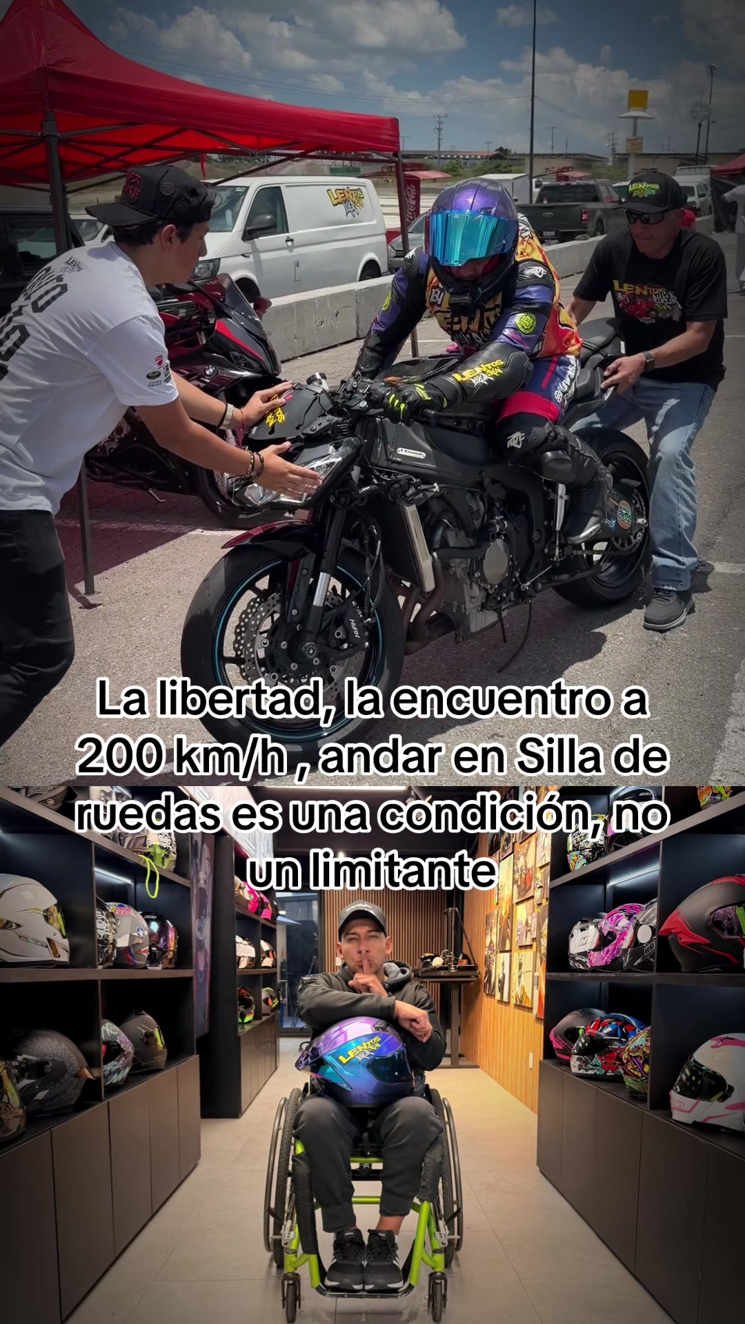 @Luisito con su silla