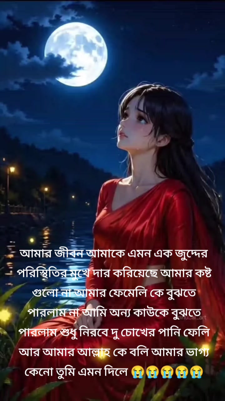 @😭দুঃখ কষ্টে জীবন গড়া আমার 😭