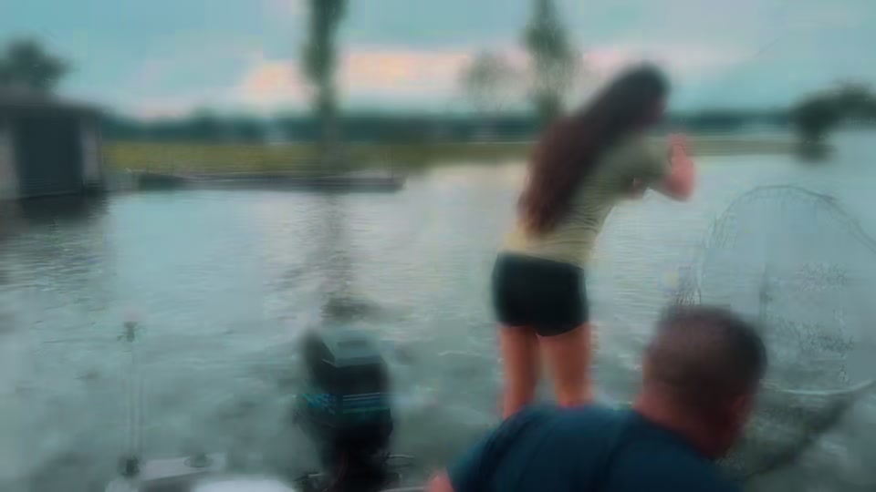 @Angelina and Dax Fishing