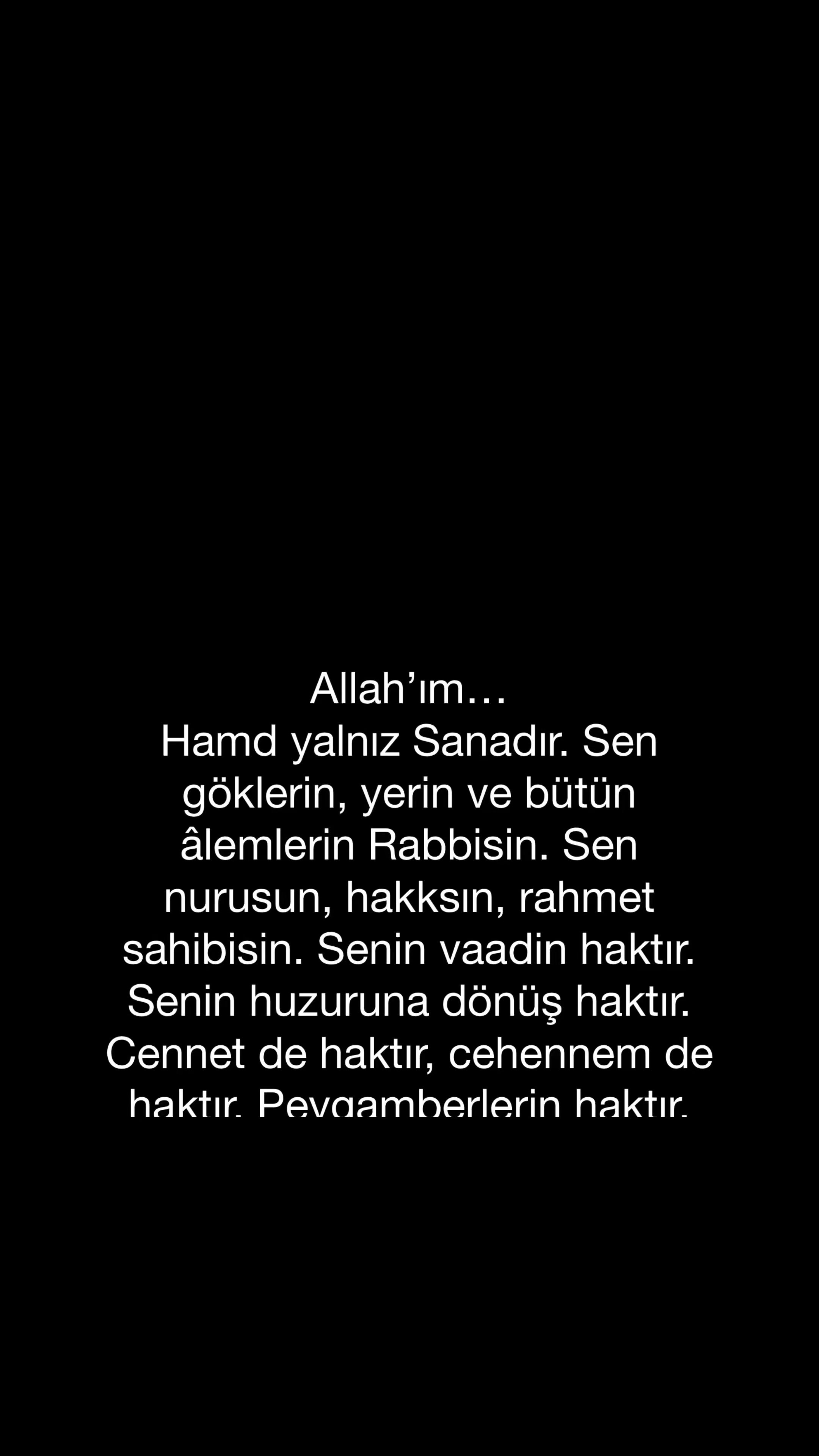 @Bir Ayet, Bir Hadis, Bir Dua