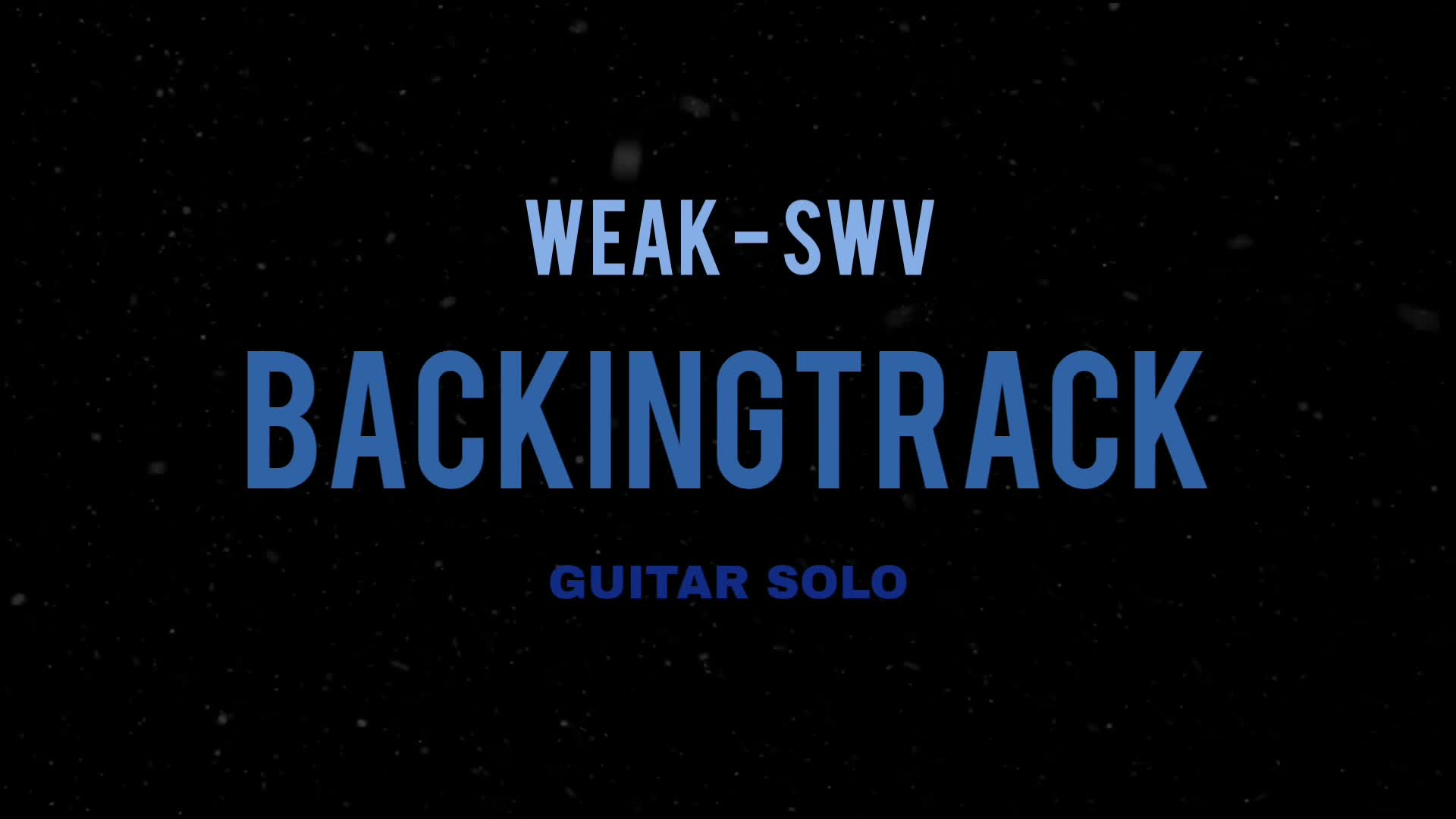 @Vidguitar Backingtrack