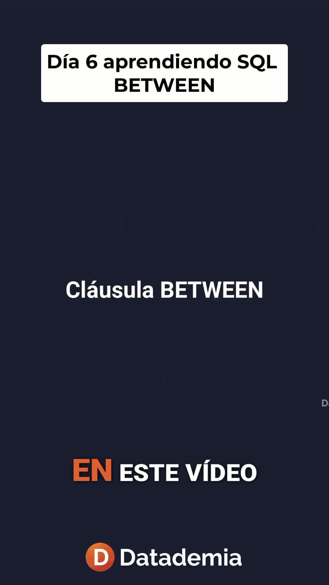 @Datademia - Academia de datos
