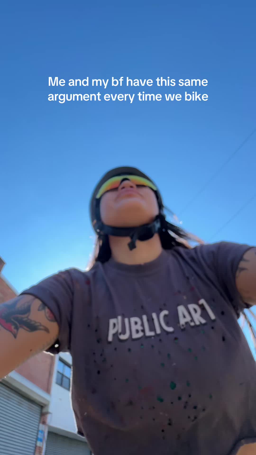 @Janine runs and paints