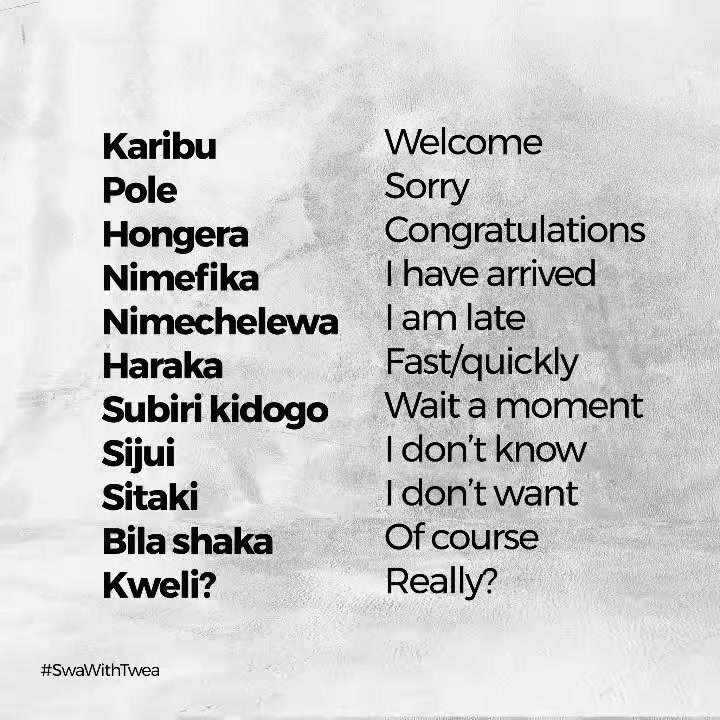 @Swahili With Twea
