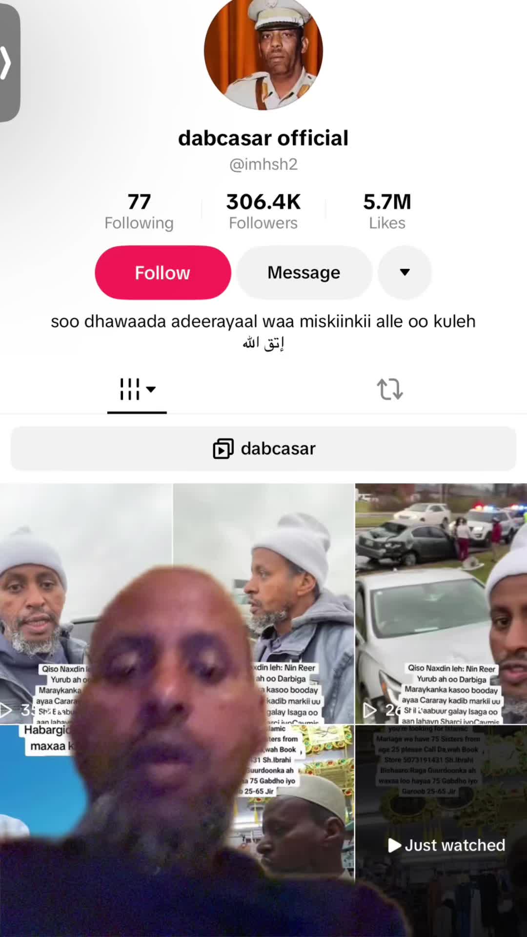 @HAJI DABCASAR OFFICIAL