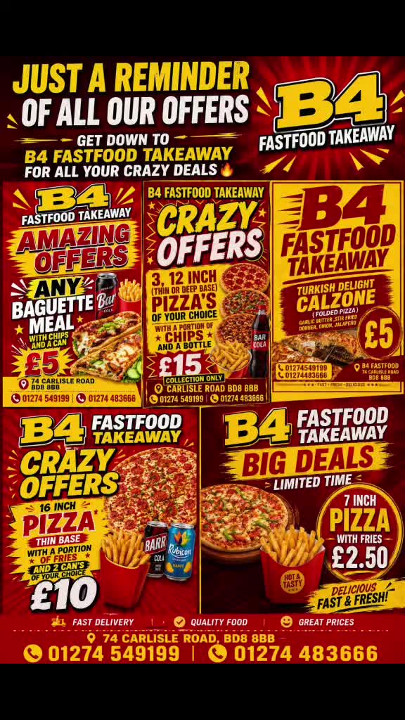 @B4FastFoodBradford