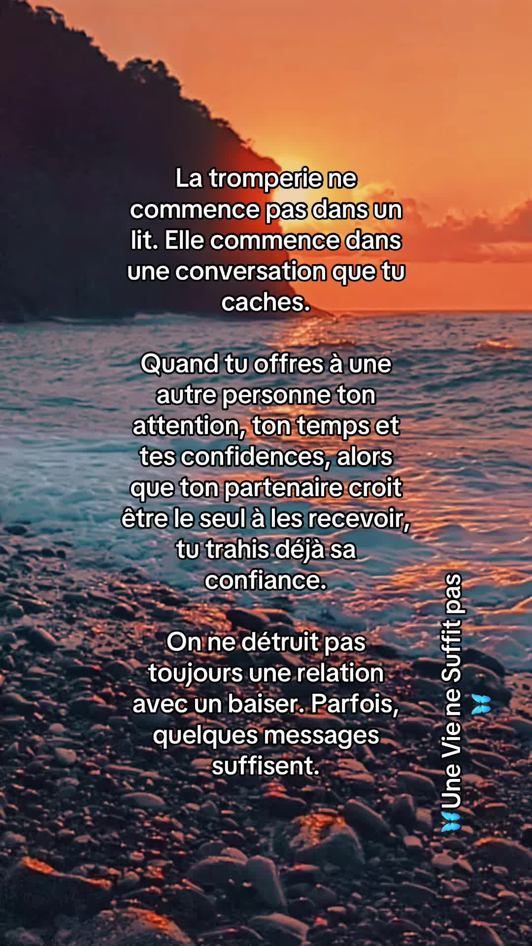 @🦋UNE VIE NE SUFFIT PAS 🦋