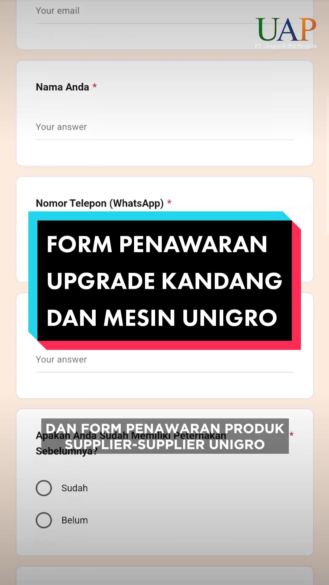 @Unigro Artha Persada Store