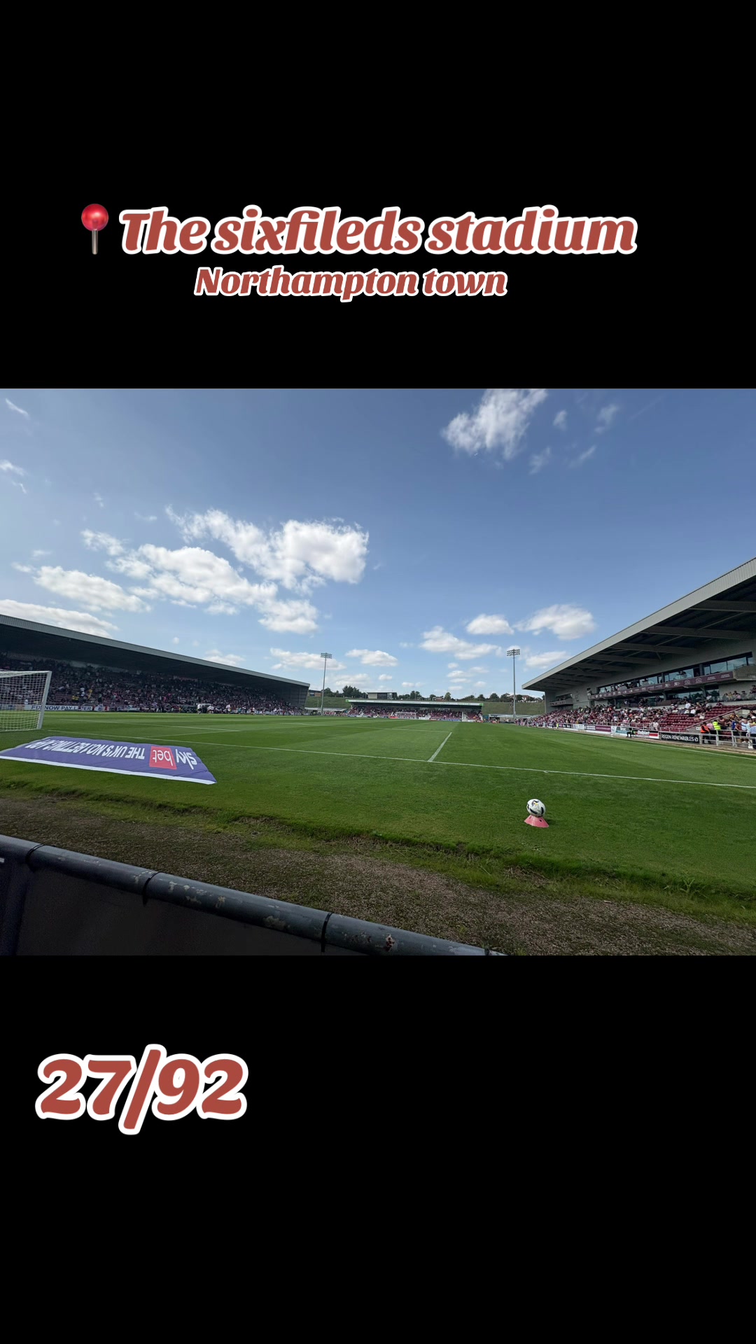 My 27 stadium of completing the 92 and | Visiting the 92 (@trying_to ...