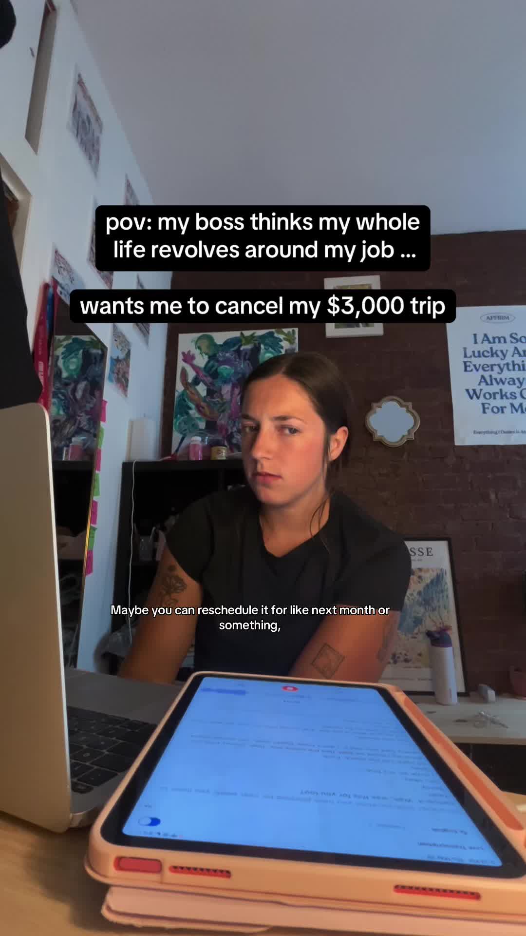 @burnout lazy girl