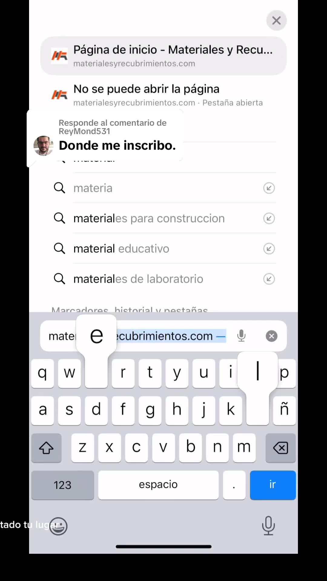 @Materialesyrecubrimientos