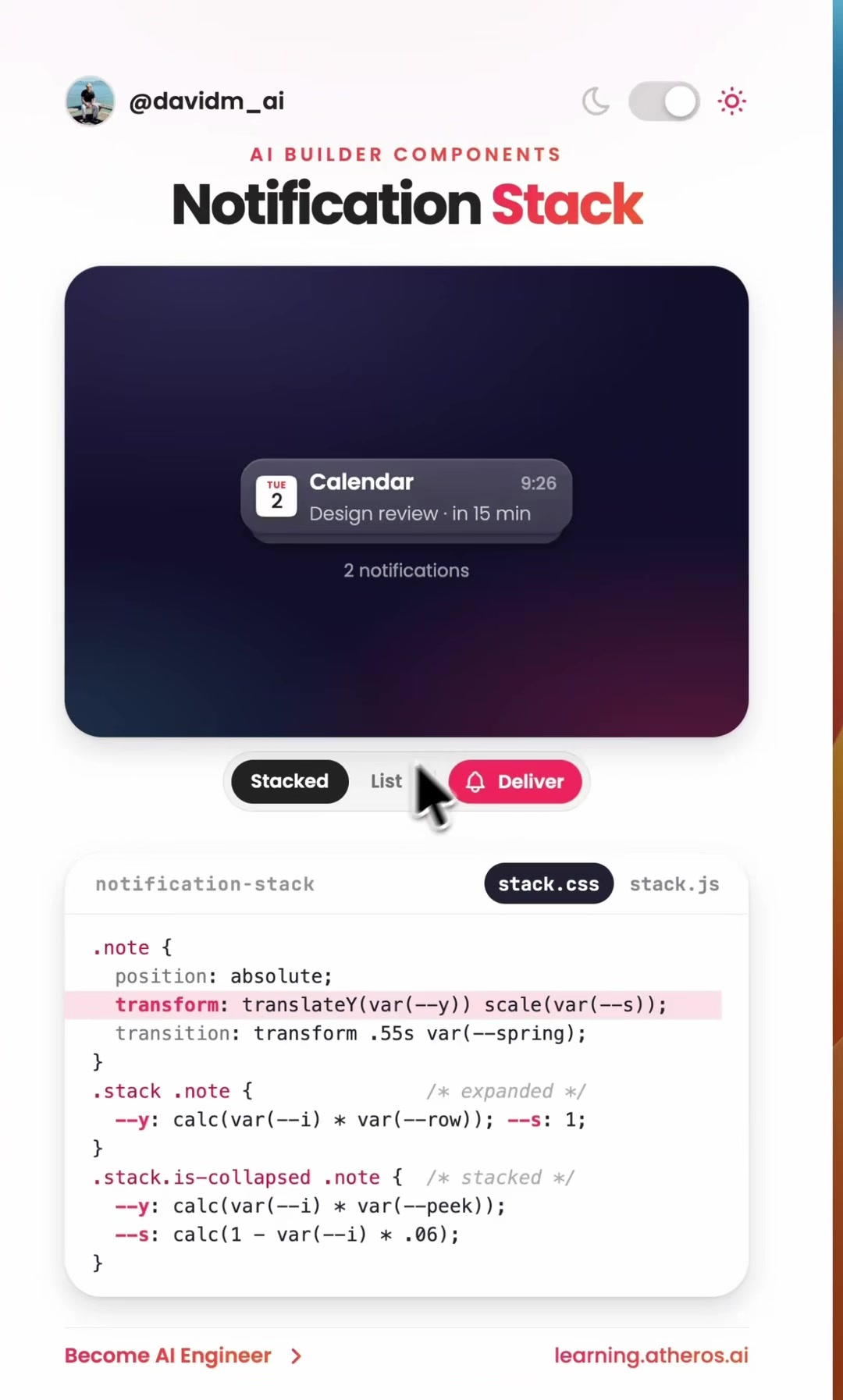 @David Mraz | Web Dev & AI Tips