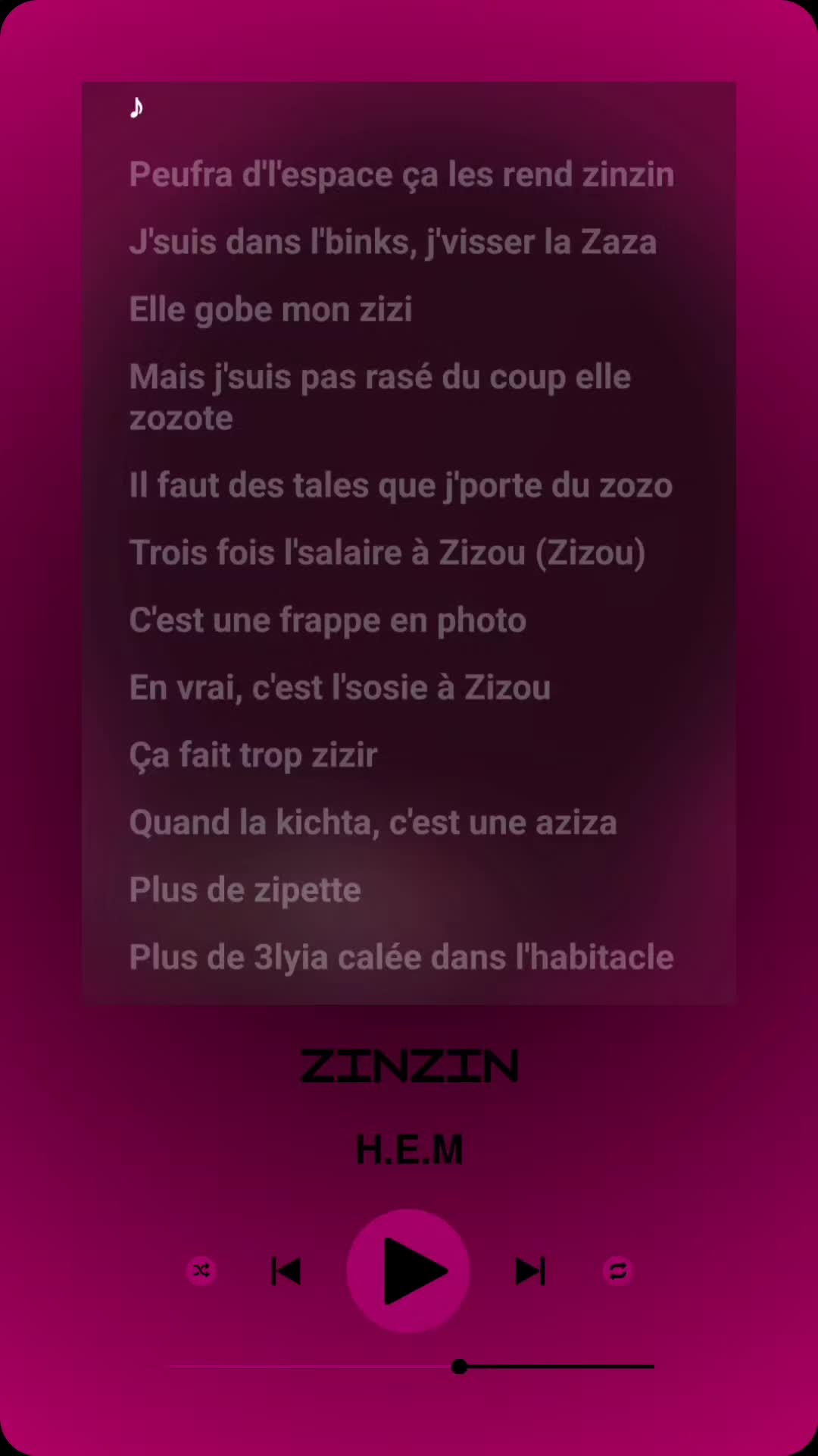@lyrics
