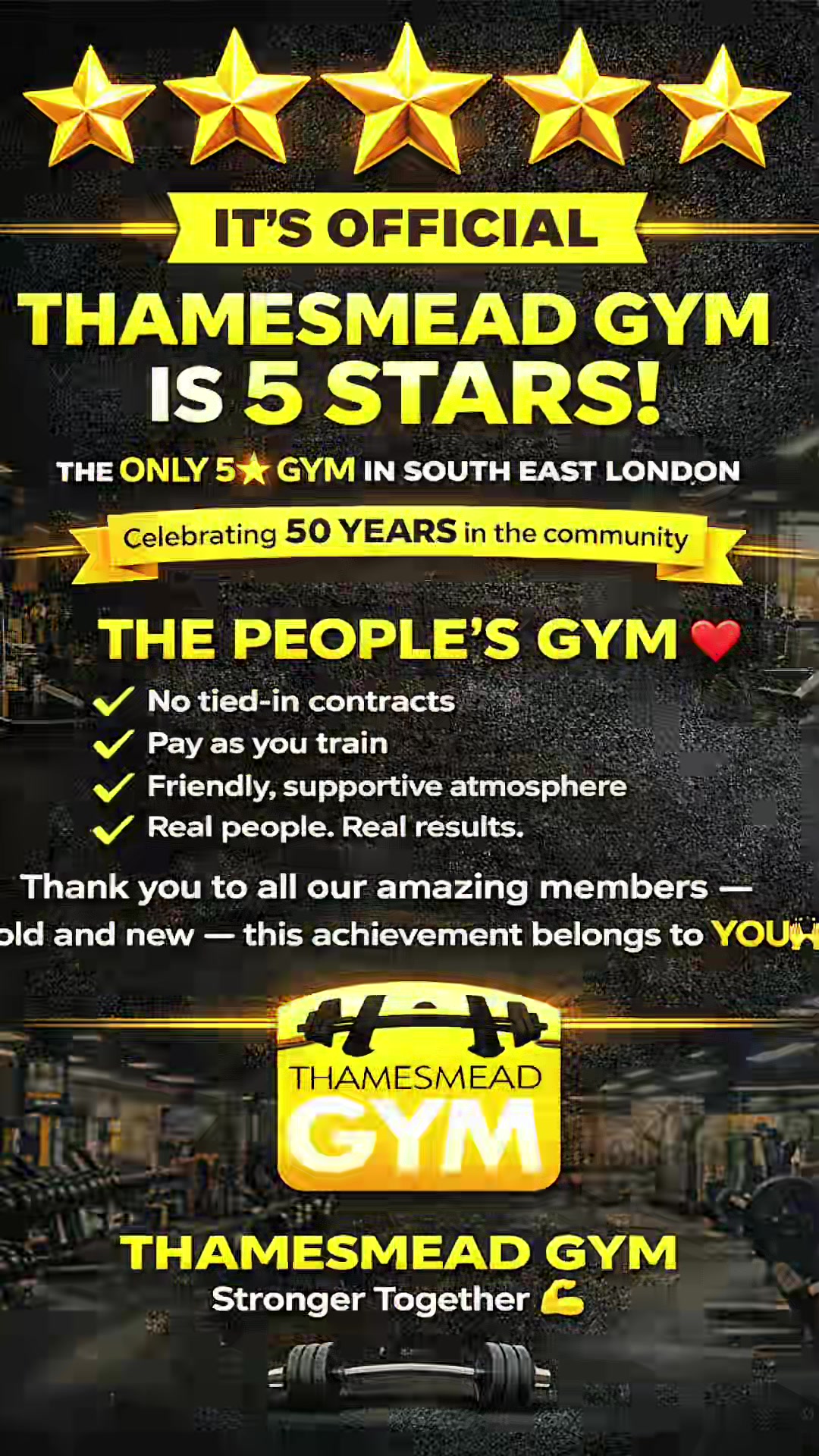 @THAMESMEAD GYM 💪🏋️
