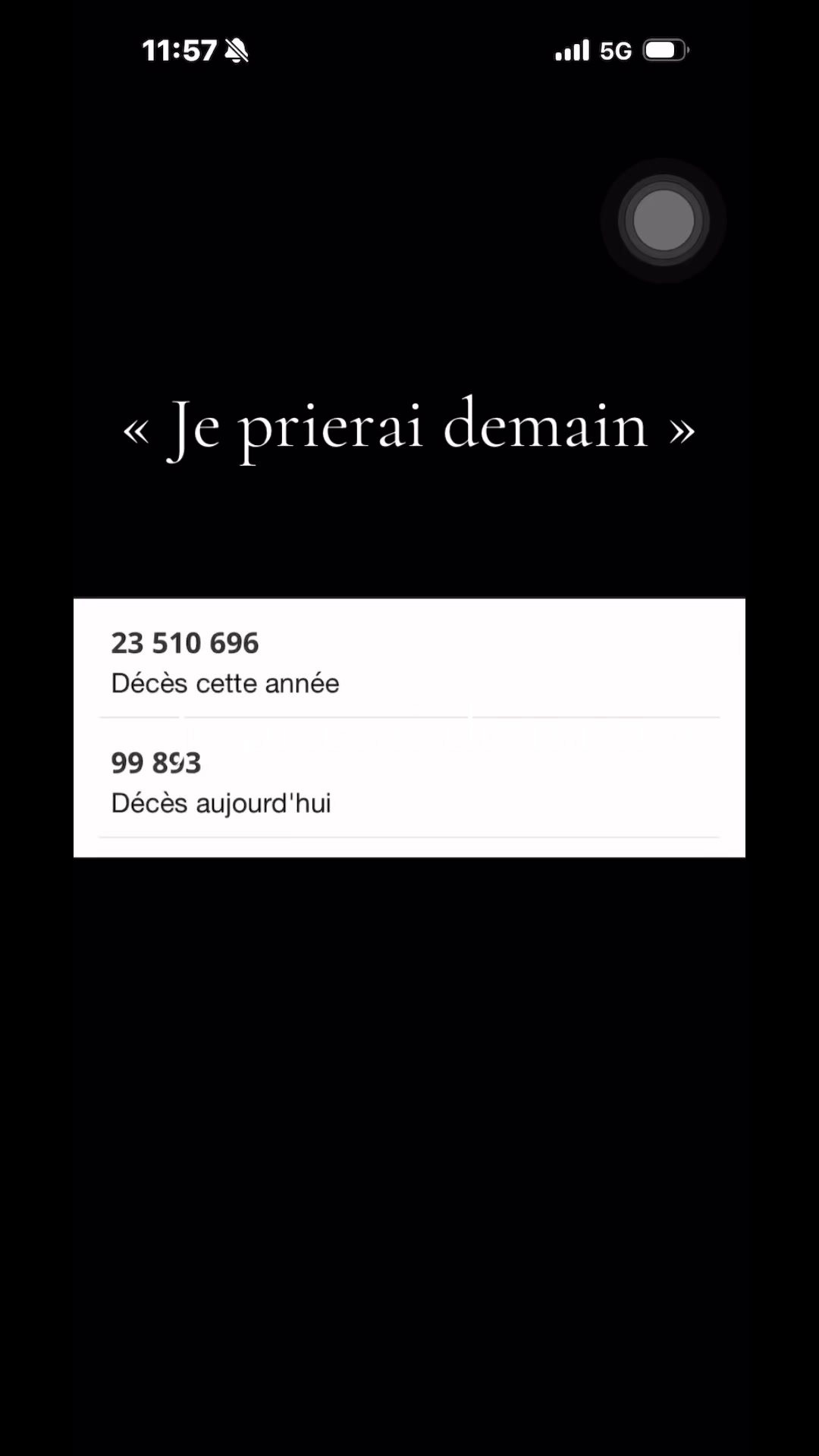 @La voix perdue…