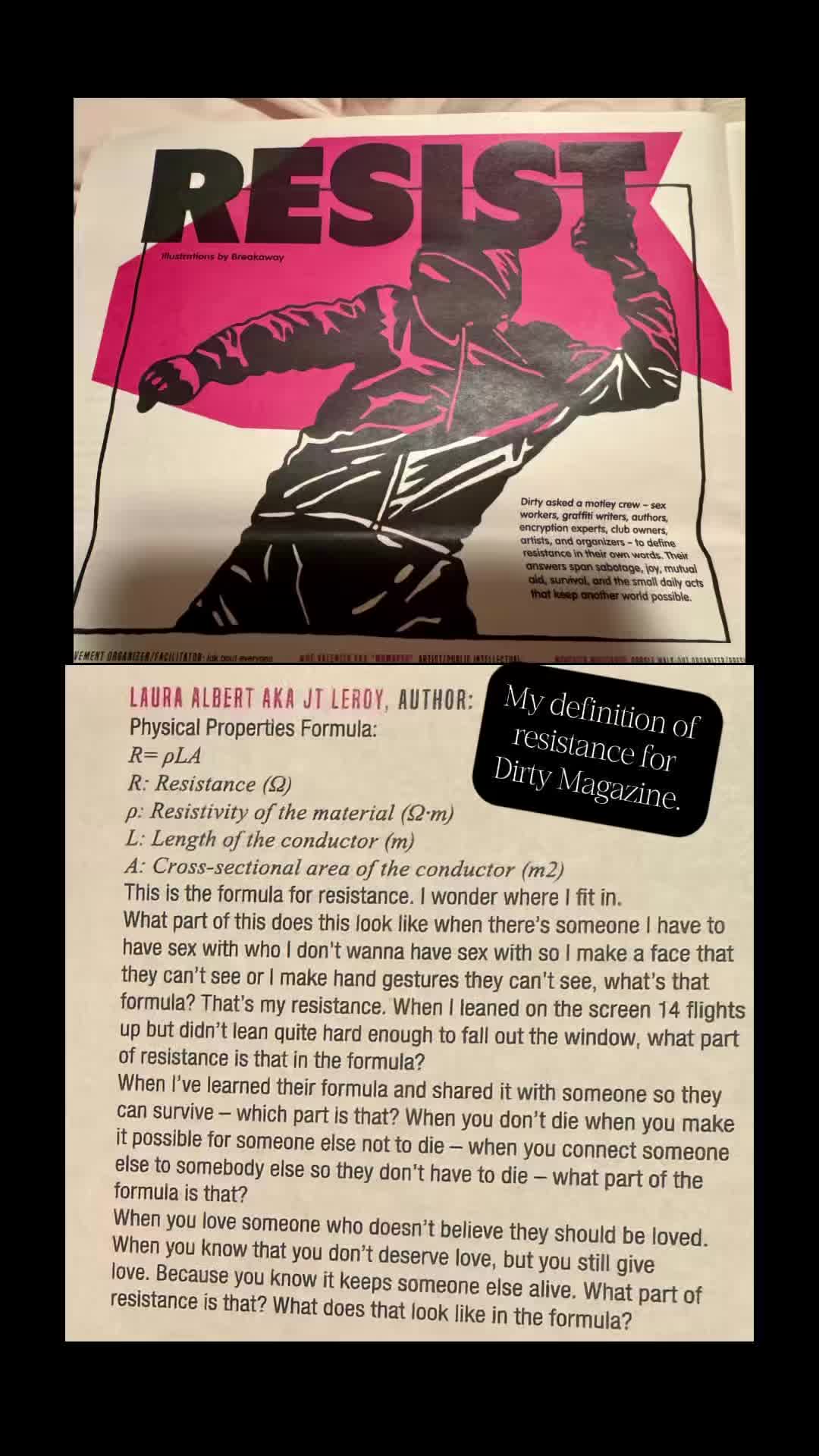 @Laura Albert aka JT LeRoy