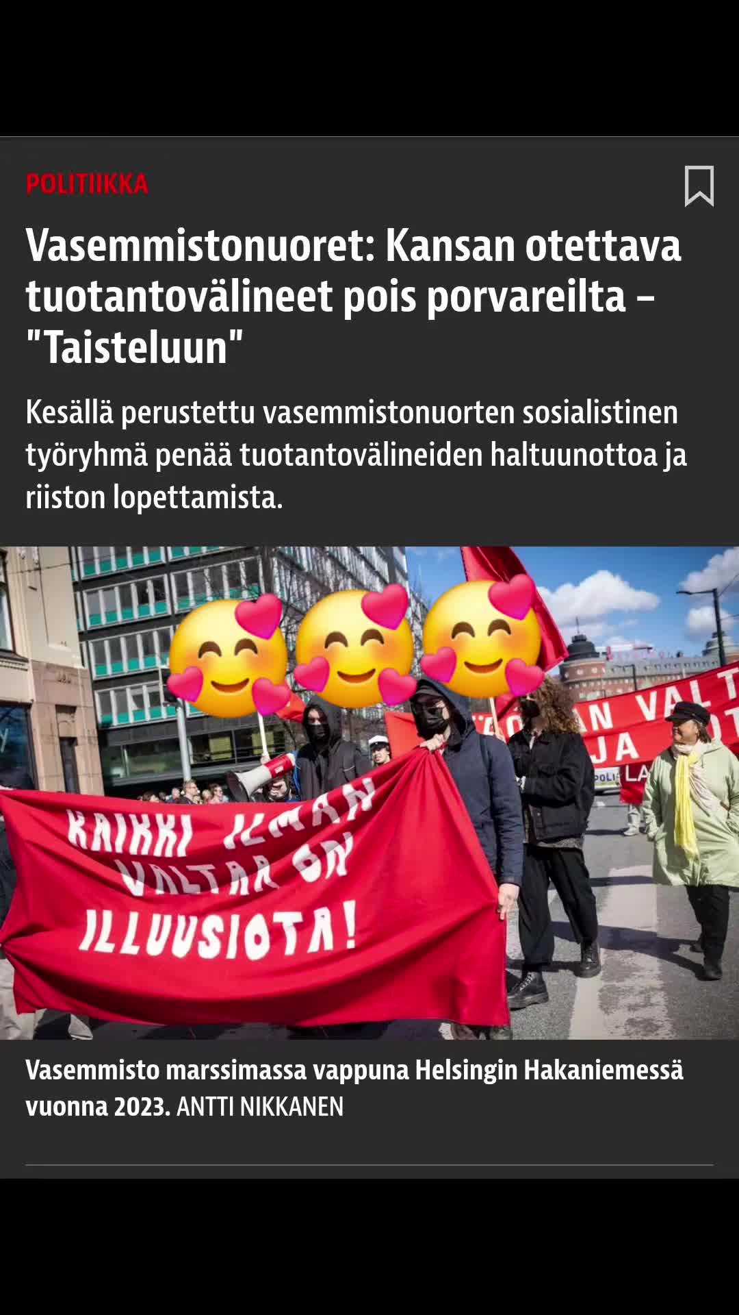 @Aaro Hallamurto. Vasentaja.