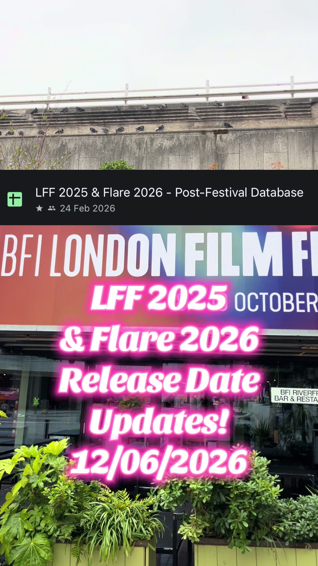 @London Cinema Guide 🍿