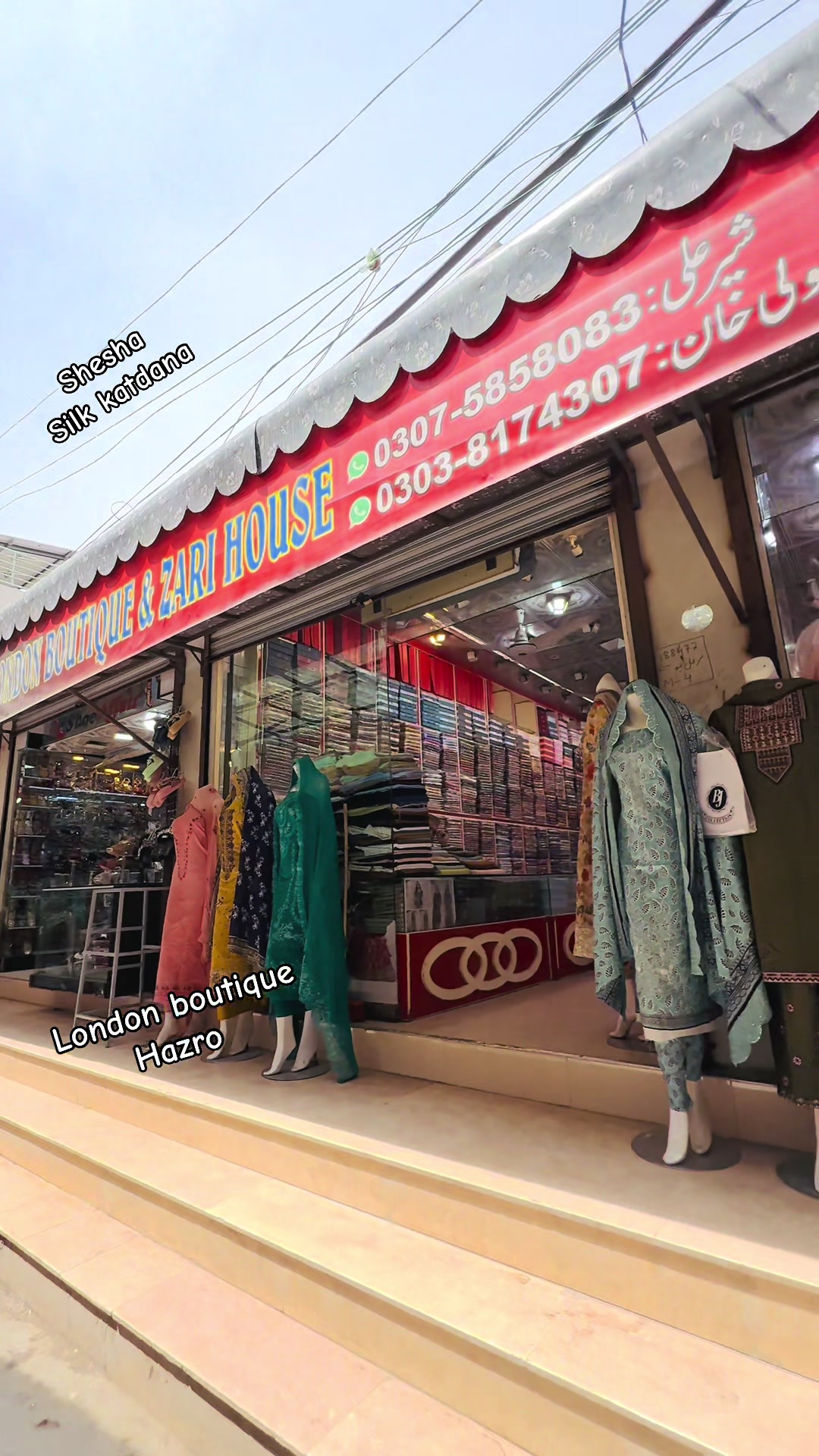 @London boutique Hazro BTS