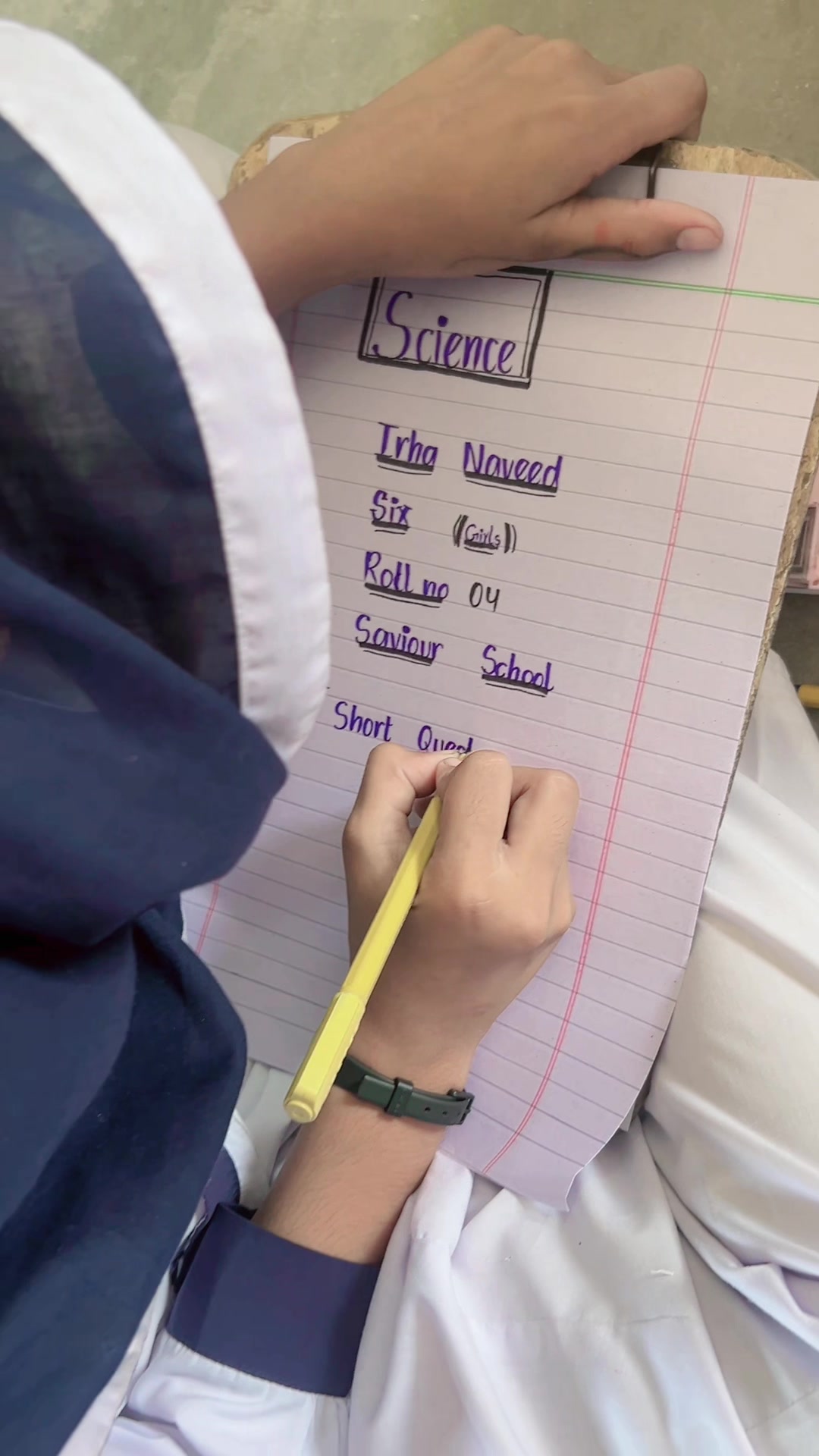@The Saviour school