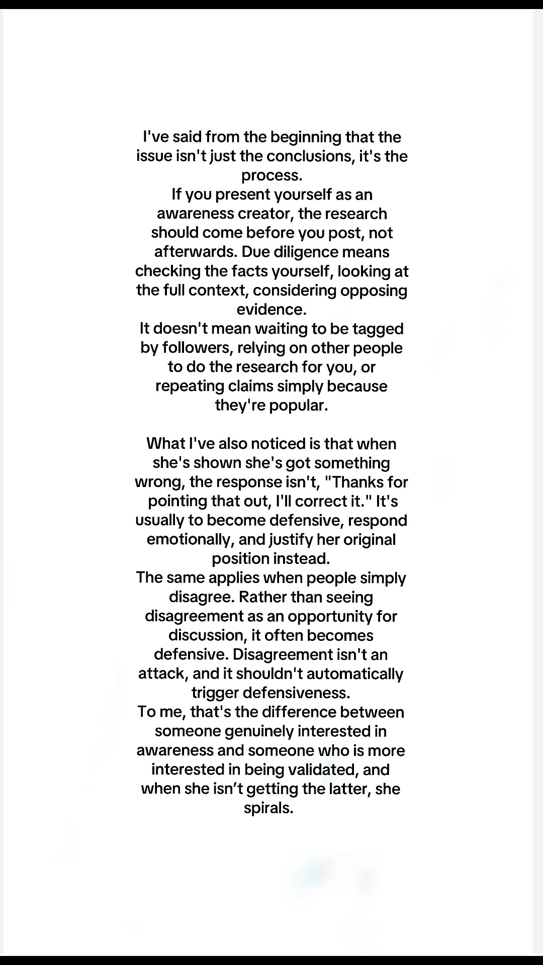 @Calling out the bs