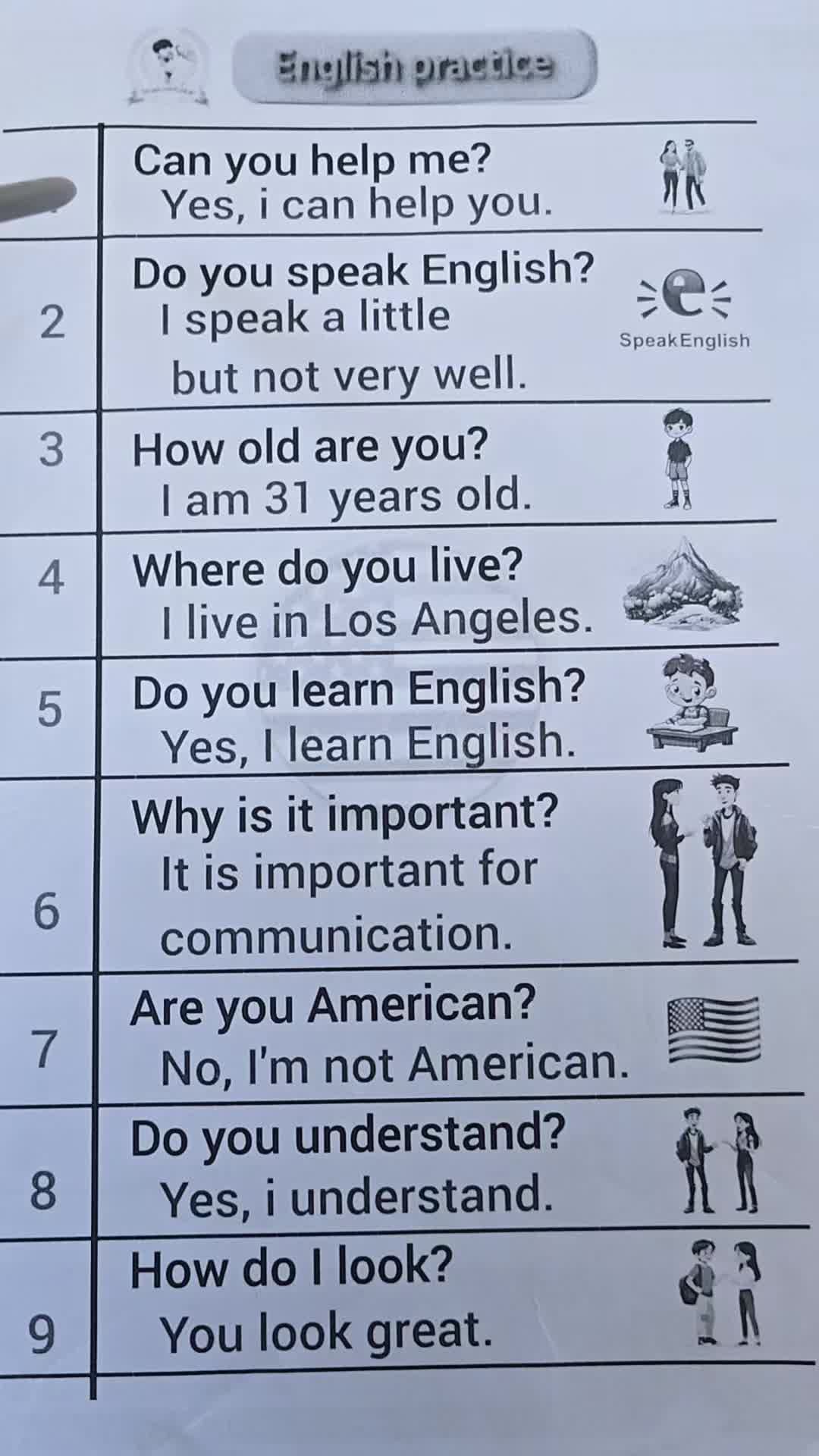 @English practice