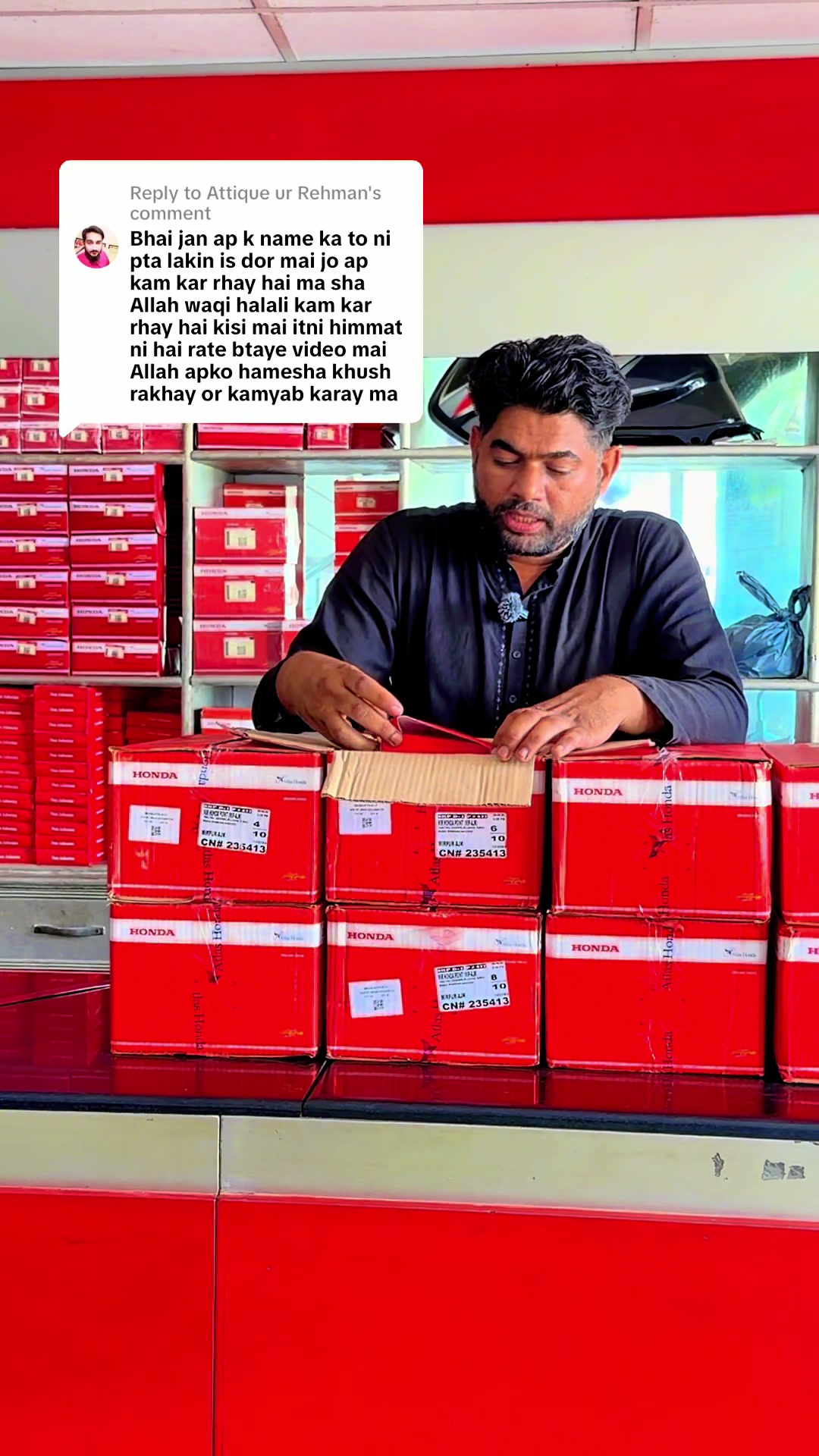 @Honda workshop officials