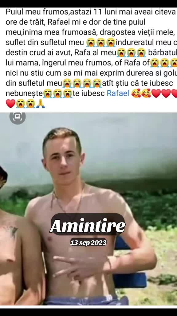 @😭😭dor de tine Rafael❤️