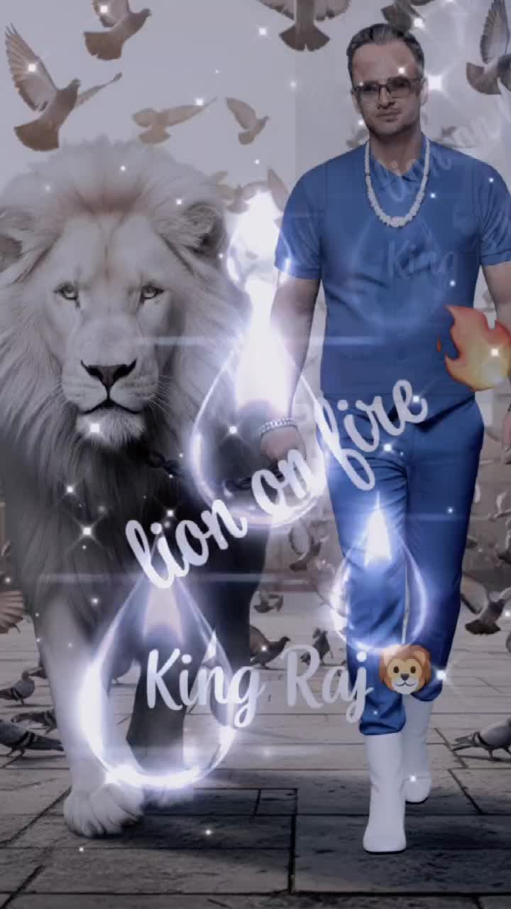 @✨️💥Lion💫On 💥Fire 🔥❤️&zwj;🔥