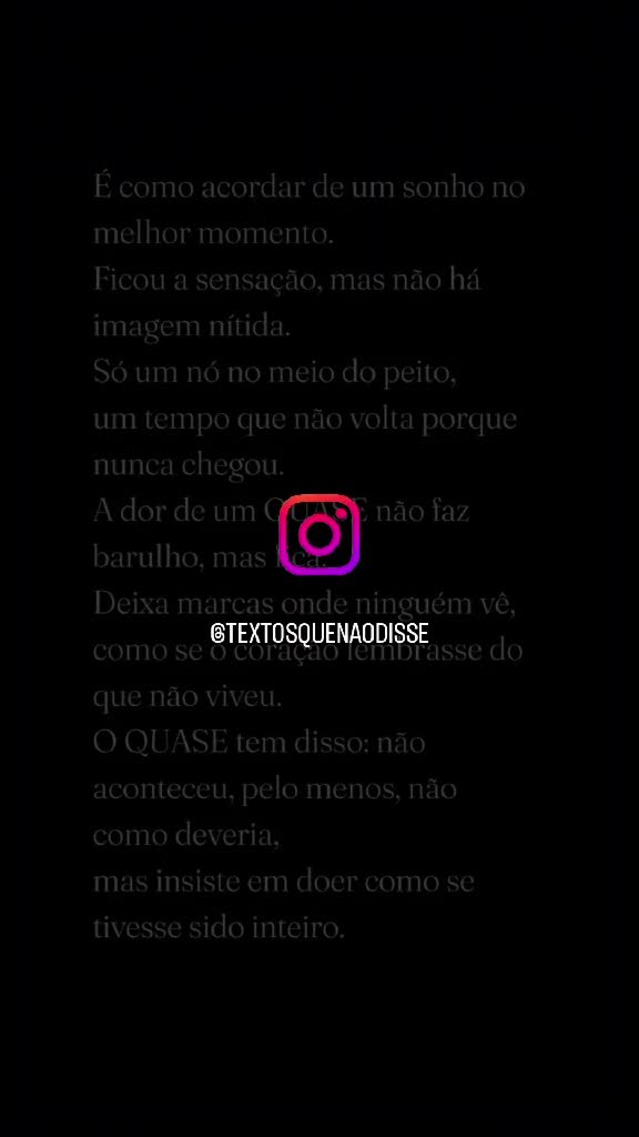 @Textos que n&atilde;o disse...