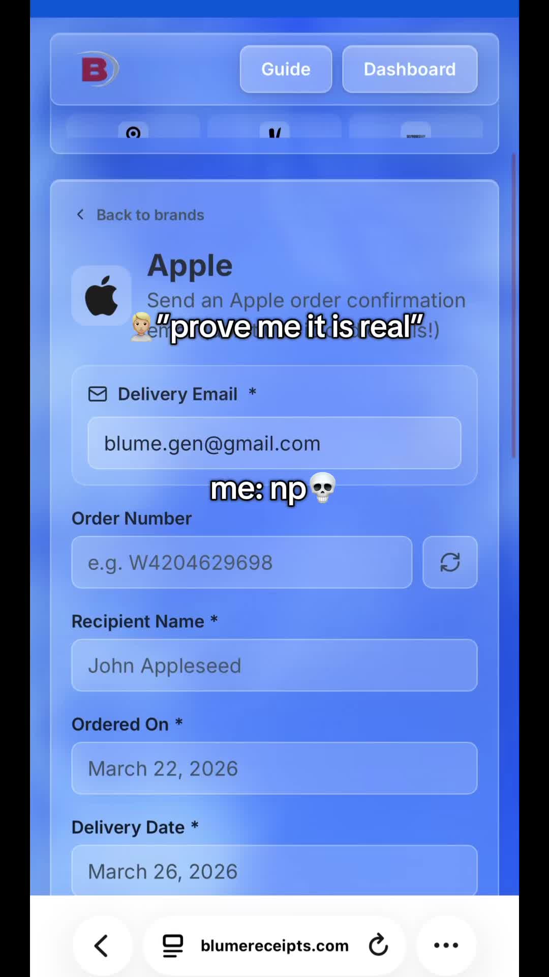 @Blumereceipts