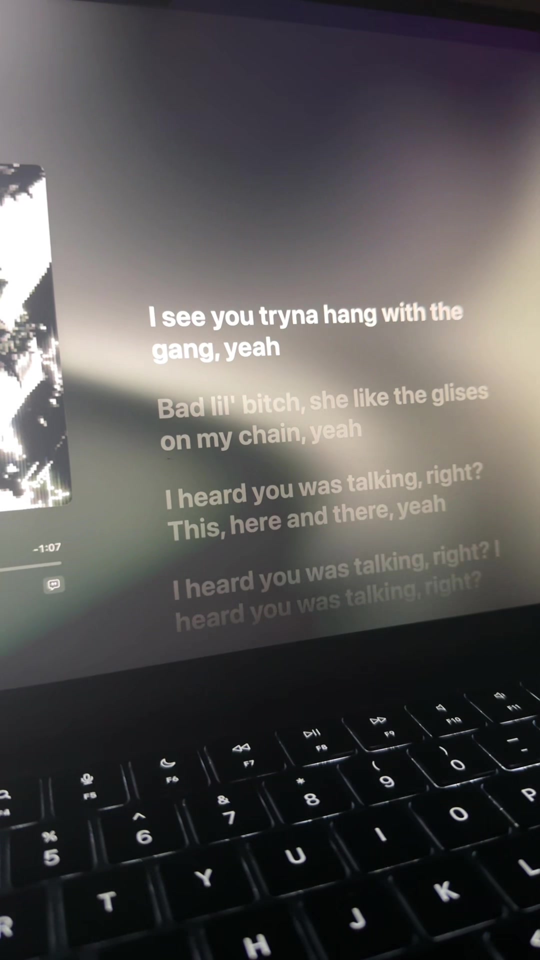 @Song lyrics