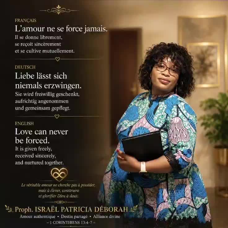 @Proph&eacute;tesse Isra&euml;l Patricia