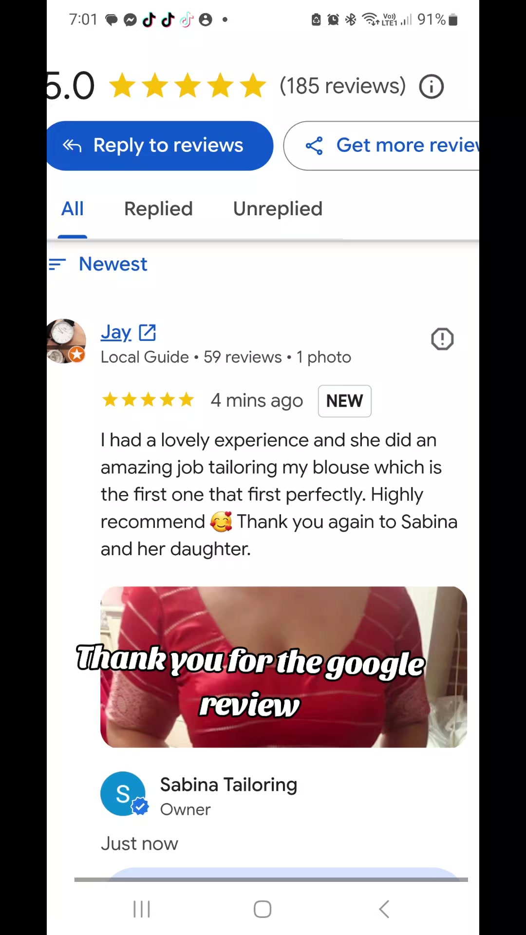 @Sabina Tailoring & Alterations