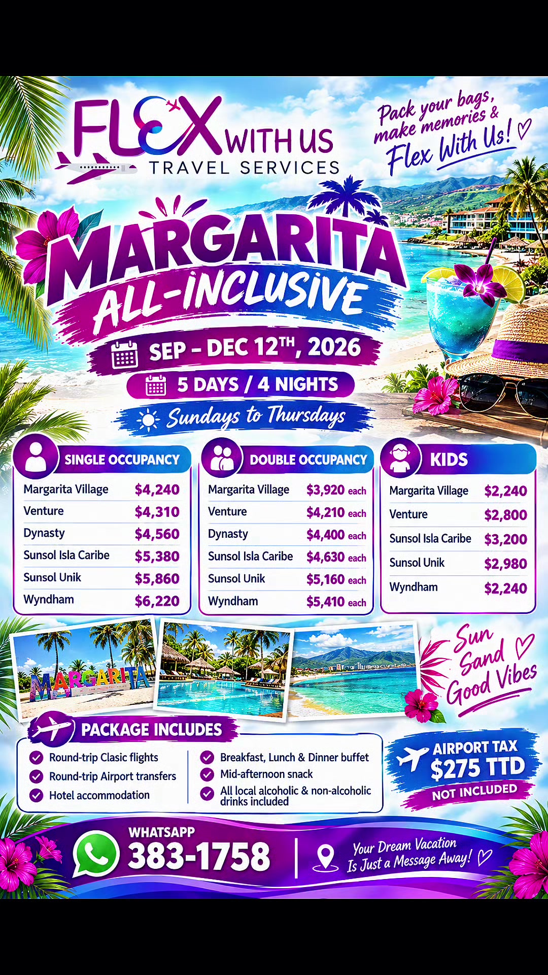 @Flex With Us Travel Services
