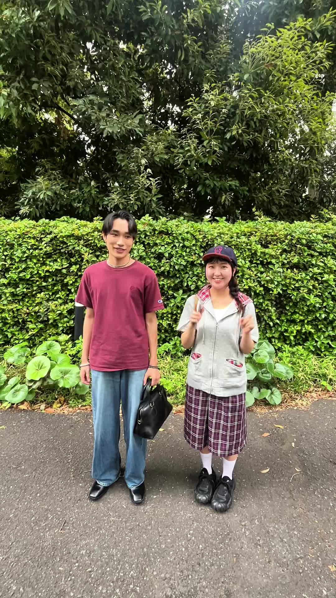 @明治学院大学 ファッションスナップ