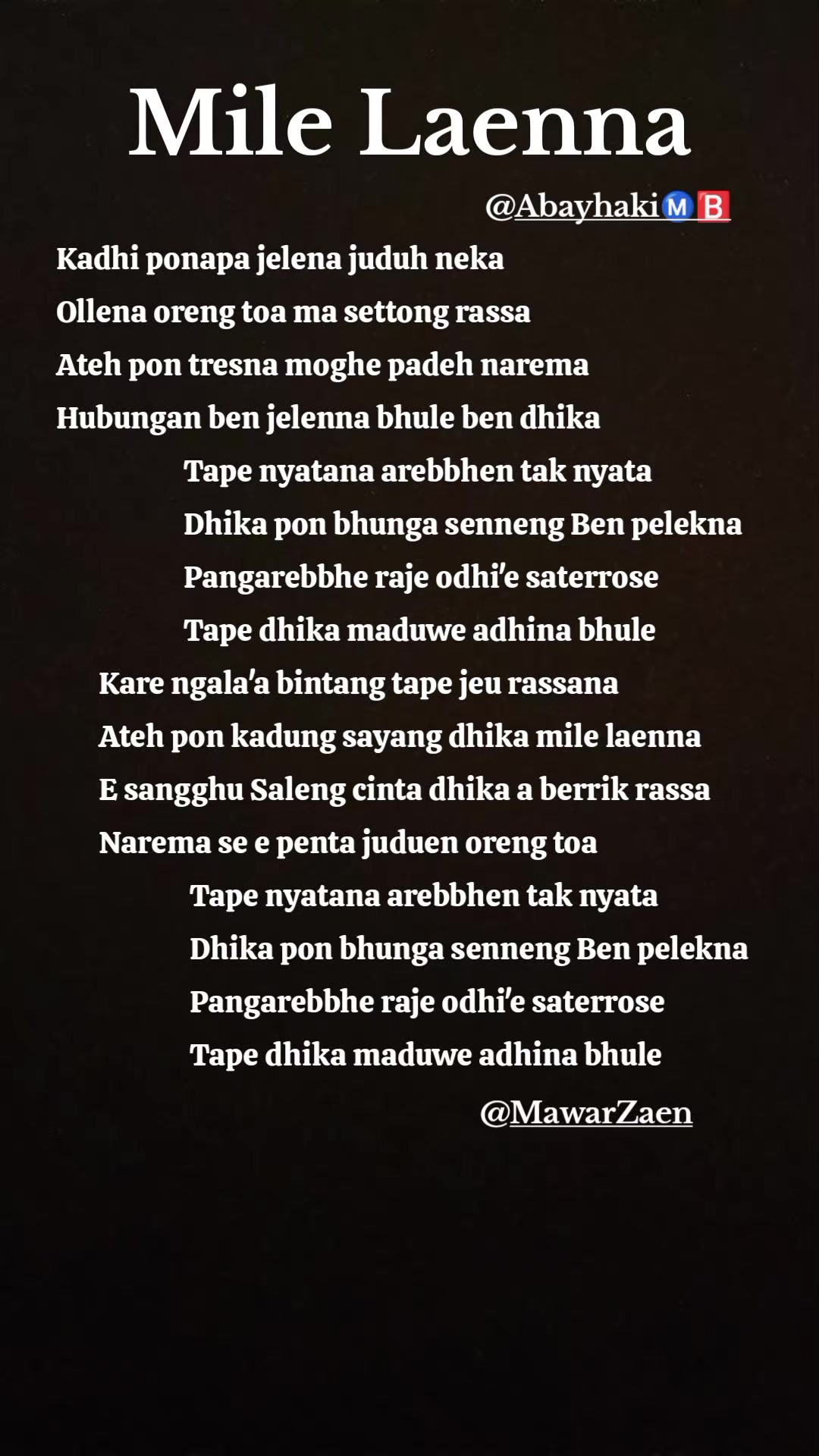 @Mawar Zaen