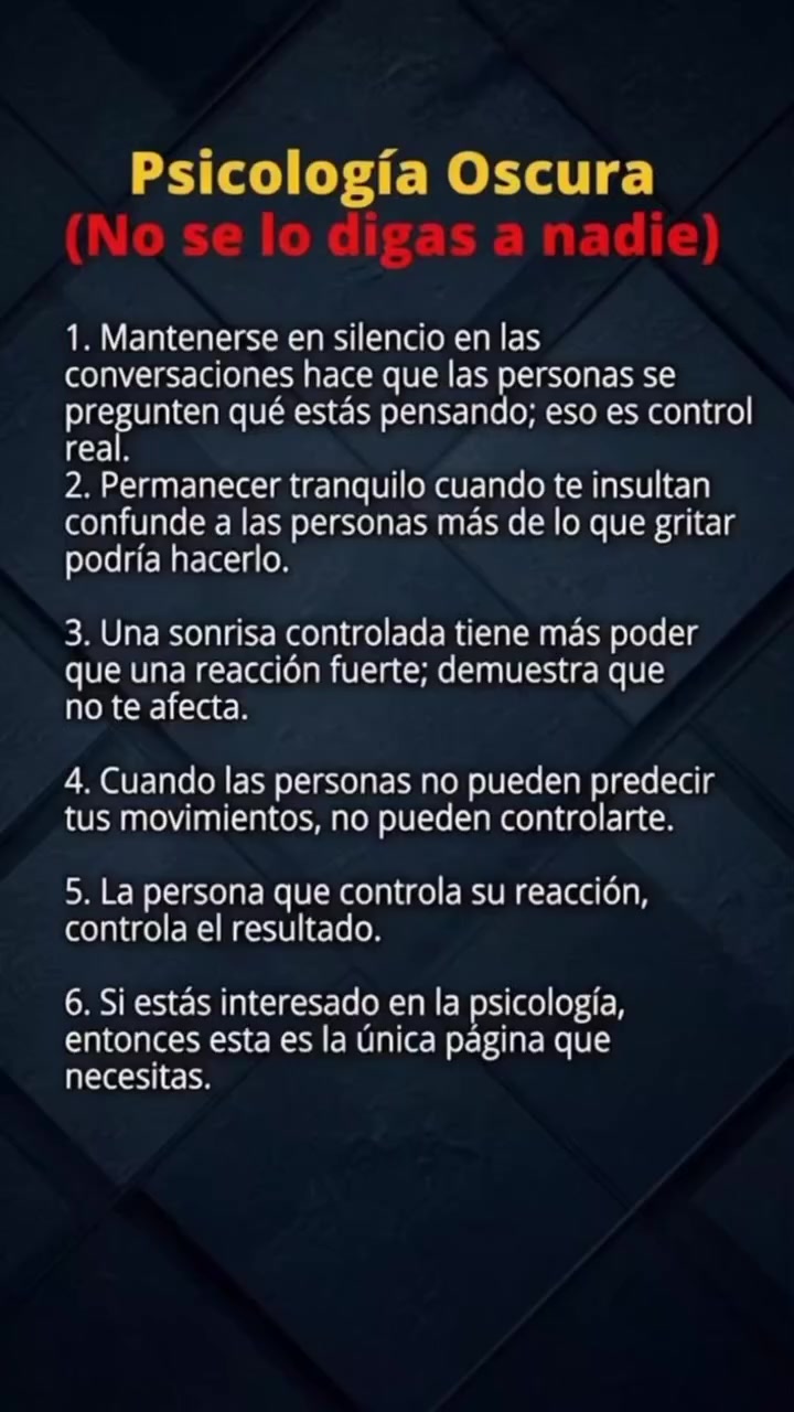@El Arte del Control 🧠