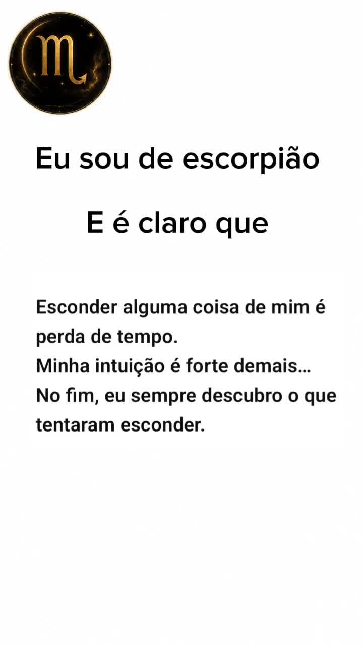 @O signo de ESCORPIÃO