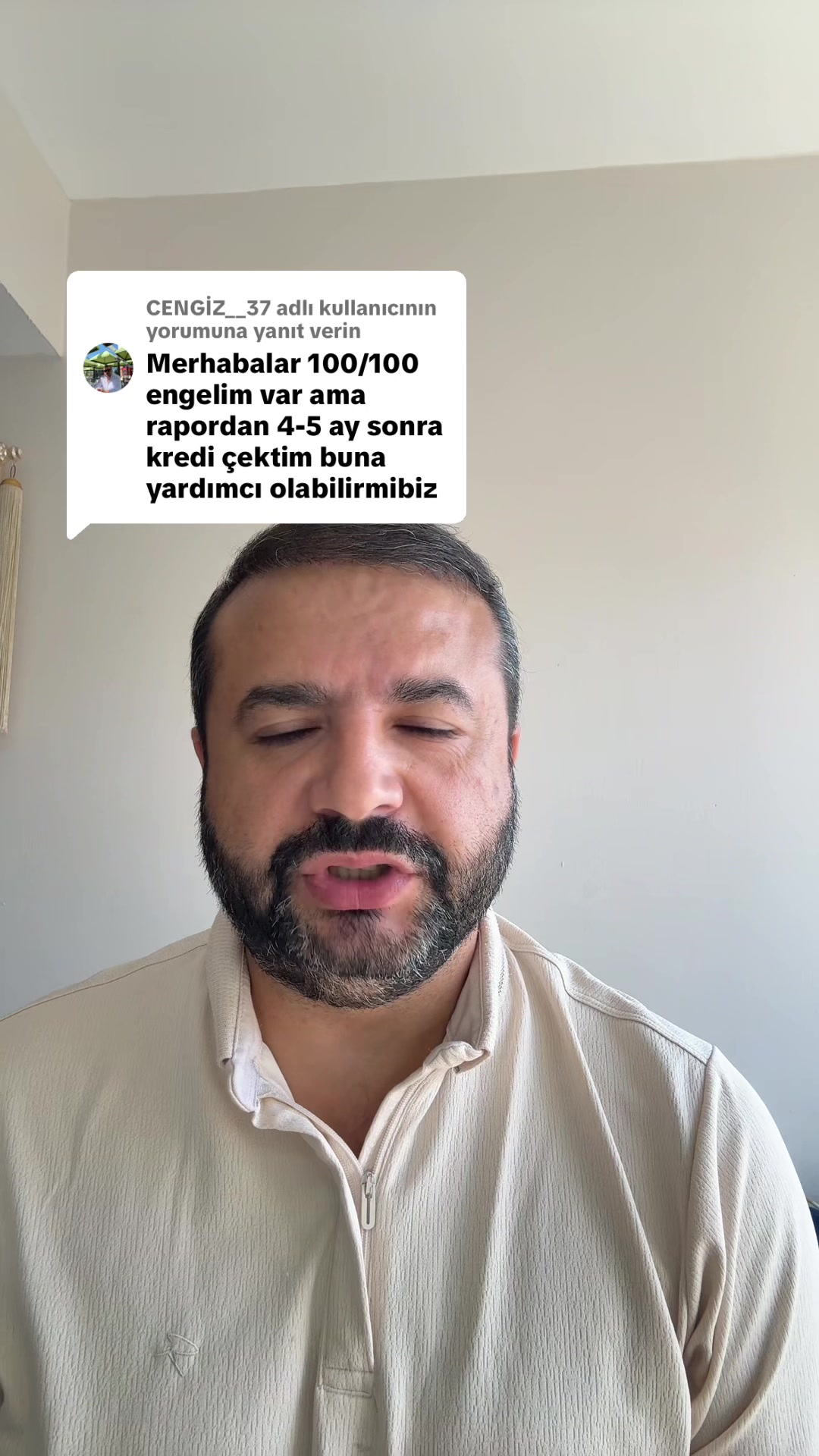 @Kredini geri almak istermisin