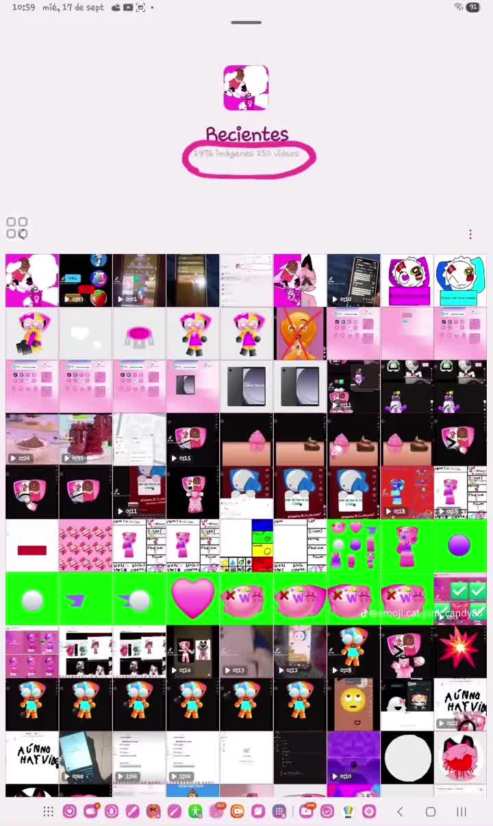 @emoji cat purple pink candy🩷