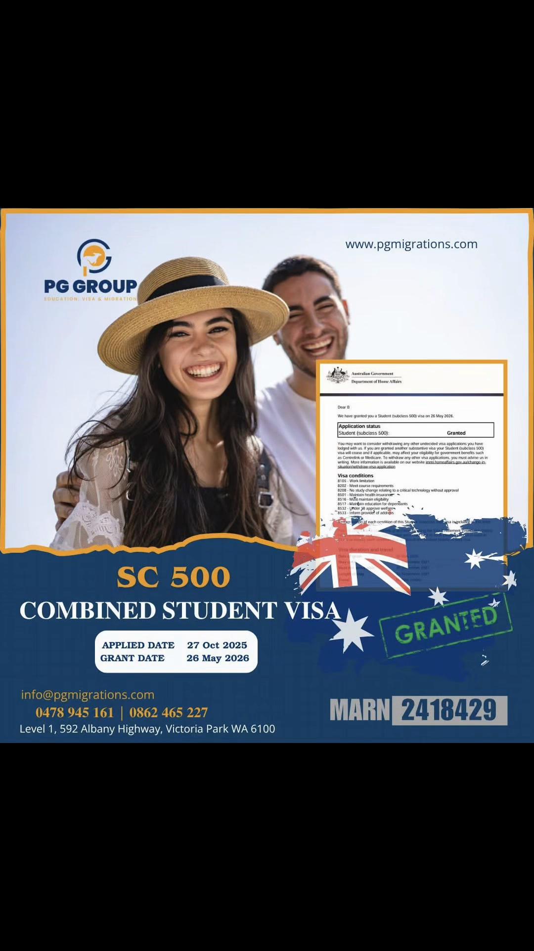 @PG MIGRATION GROUP PERTH