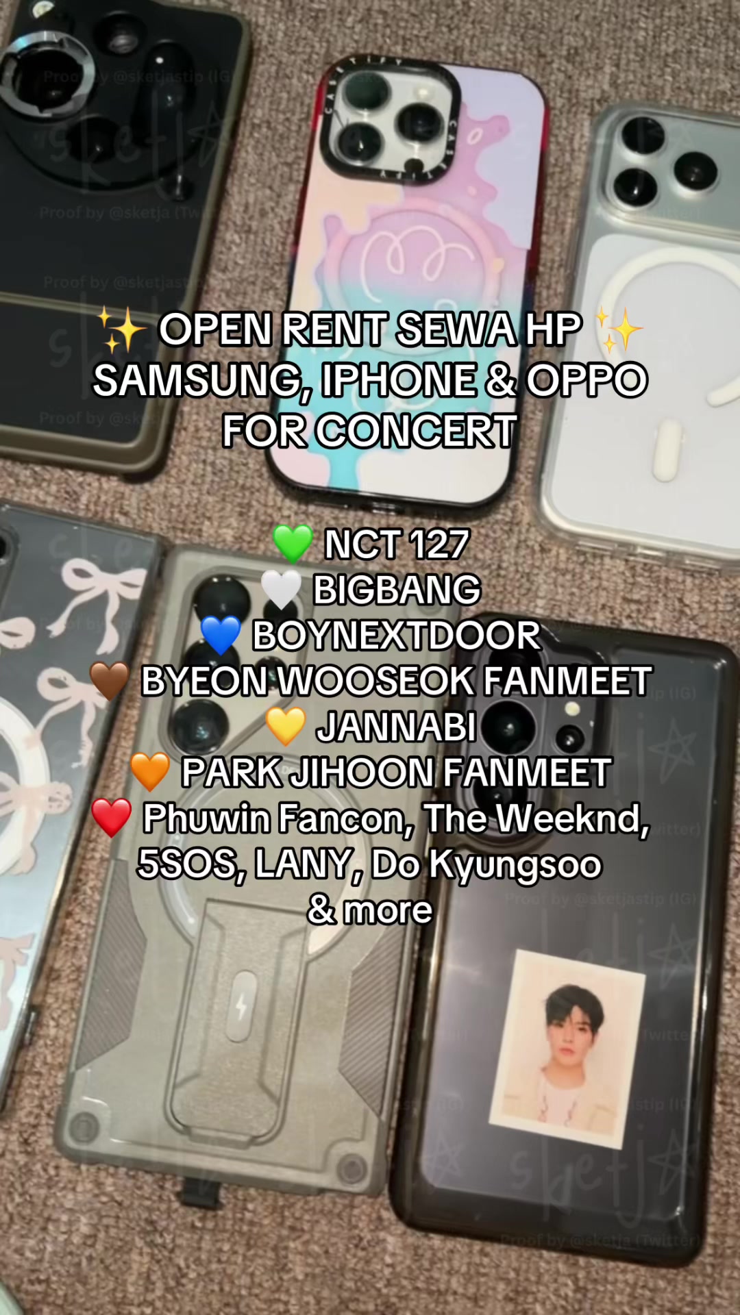 @jastip tiket konser handcarry