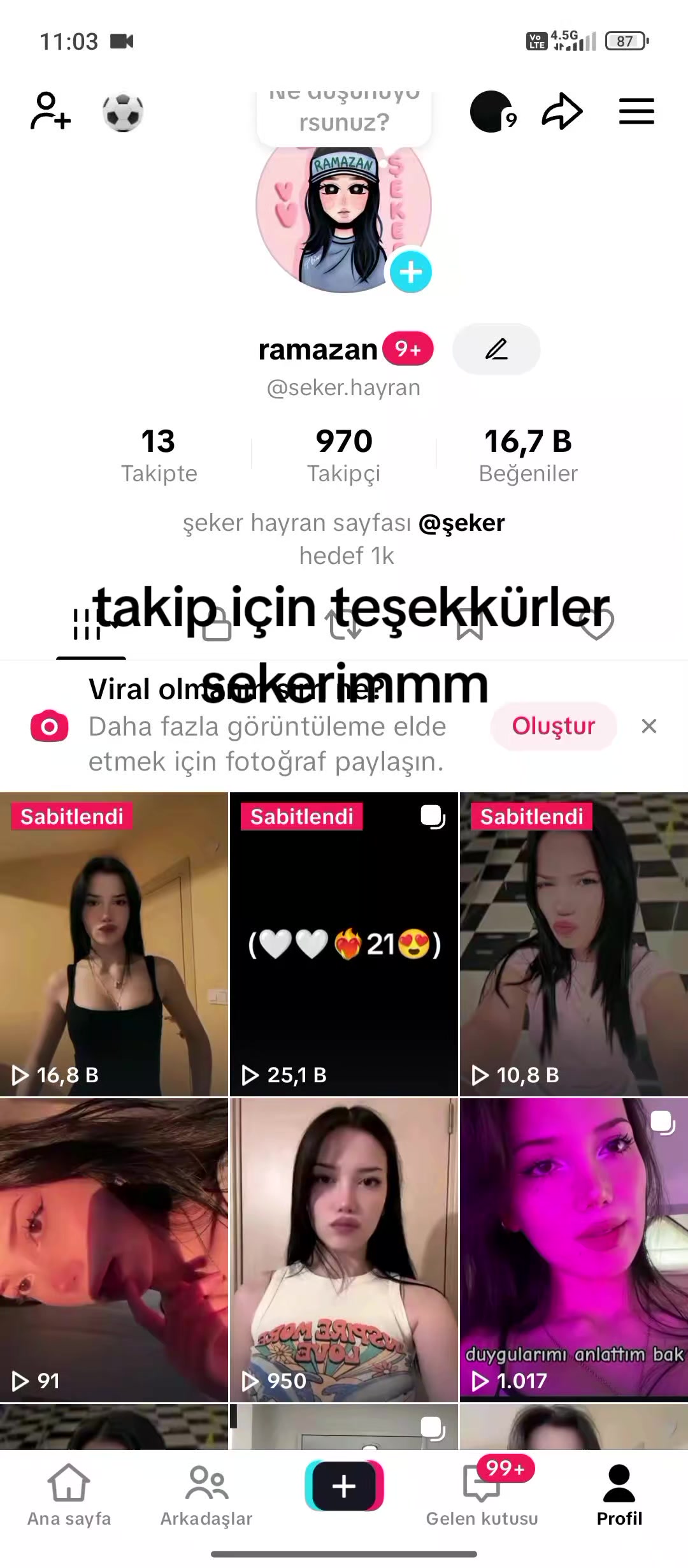 @şekerim