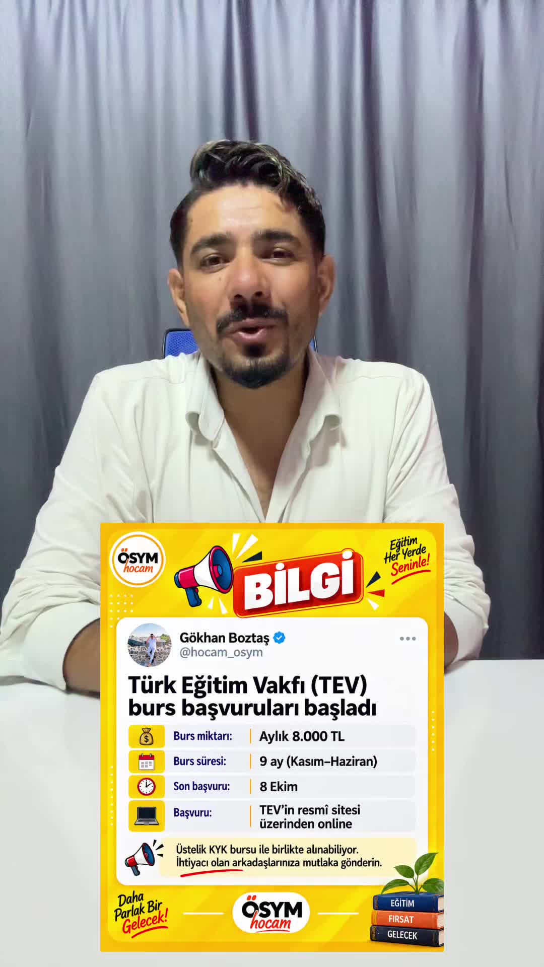 @&Ouml;SYM Hocam | G&ouml;khan Boztaş