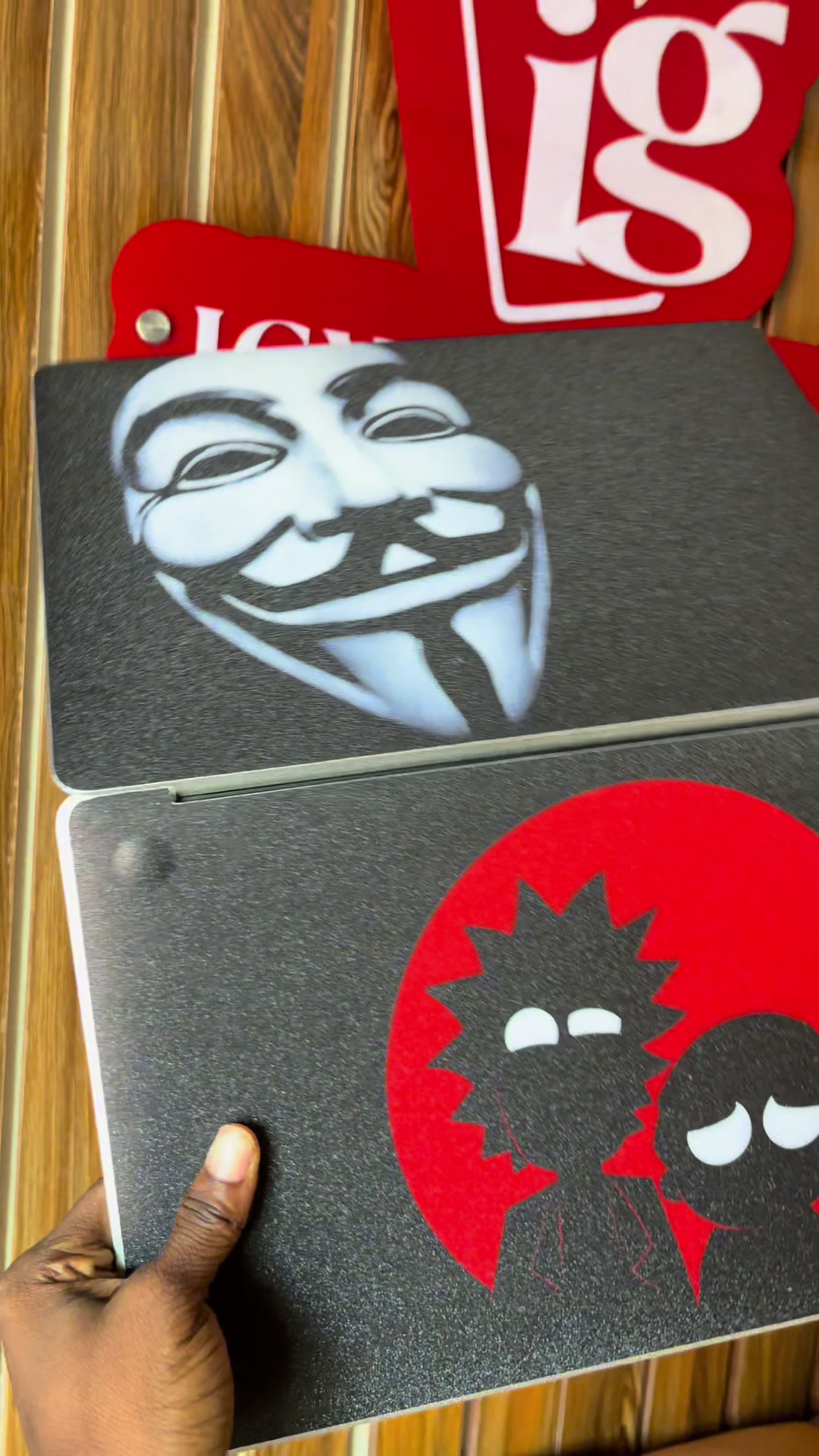 @LAPTOP WRAP/STICKERS IN AUCHI