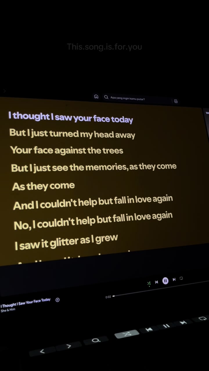 @this song is for you