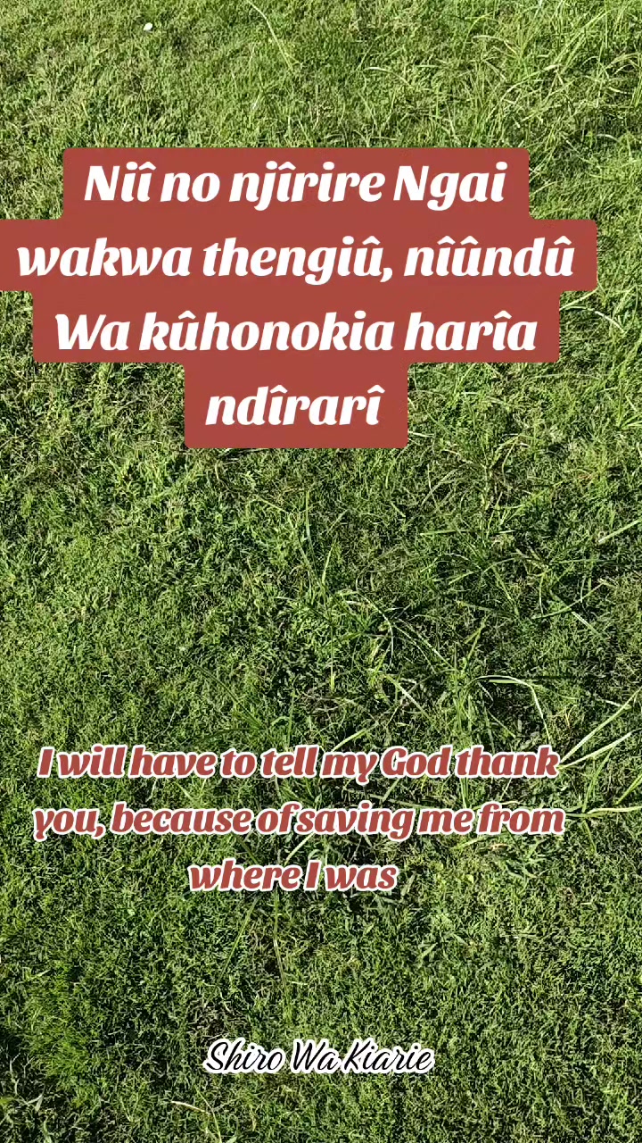@Shiro Wa Kiarie