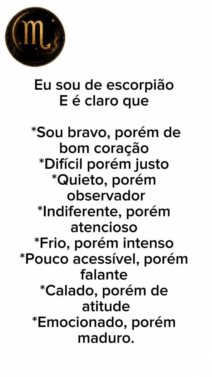 @O signo de ESCORPIÃO